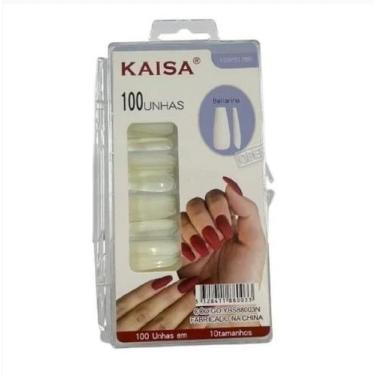 Imagem de Unha postiça realista bailarina leitosa 100un kaisa
