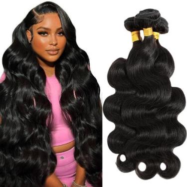 Imagem de Pacotes de cabelo CSCHS 12A Body Wave 56 61 66cm Brazilian Virgin