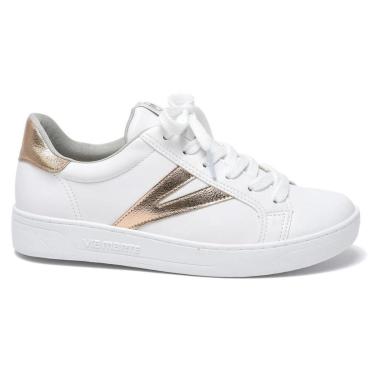Imagem de Tênis Via Marte Casual V -  Feminino - Branco e Cobre-Feminino