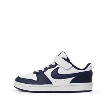 Imagem de NIKE Tênis de basquete masculino, Branco branco azul sinal vazio azul, 12 Little Kid