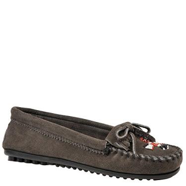 Imagem de Minnetonka Thunderbird II Mocassin Feminino, Camurça cinza, 8