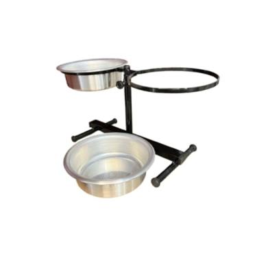 Imagem de Comedouro Elevado De Dois NíVeis Para Animais De EstimaçãO – Adequado Para Cachorros E CãEs Adultos(Grande 2.000ml)