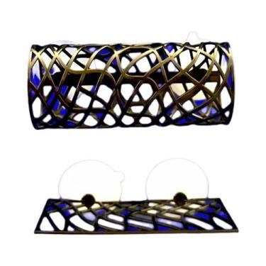 Imagem de Caverna Para Peixe Betta Com Cama De Rede, Decorações De Aquário Em Fo