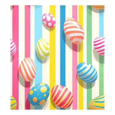 Imagem de Blueangle Capa magnética de ovos de páscoa para lava-louças, decoração da capa frontal da máquina de lavar louça, adesivos de eletrodomésticos, adesivos de eletrodomésticos, 58 cm C x 66 cm adesivo