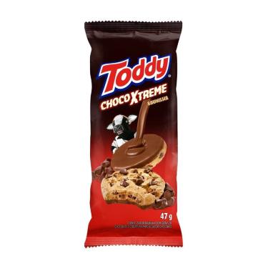 Imagem de Cookies Toddy ChocoXTreme Sabor Baunilha com Gotas de Chocolate 47g