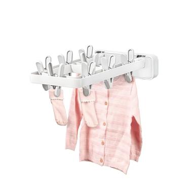 Imagem de Ordene - Varal Duplo com 8 Prendedores com Adesivo para Parede Fixa Max, Linha Log