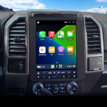 Imagem de SEICANE Atualização de rádio para Ford F150 2015-2020, tela sensível ao toque de 12,1 polegadas, Android estéreo, suporte Carplay GPS WiFi, Android Auto, 8 núcleos 4G RAM + 64G ROM