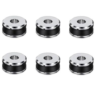 Imagem de Kit de ferragens de ancoragem destacável Chrome Harley Sissy Bars Docking Buchas para Harley 2003-2017 Flstc Modelos equipados com kit de alforje de desanexação rápida P/N 90200641a e acessórios