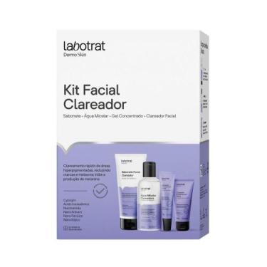 Imagem de Kit Clareador Facial Labotrat - Sabonete Facial 100ml + Água Micelar 1