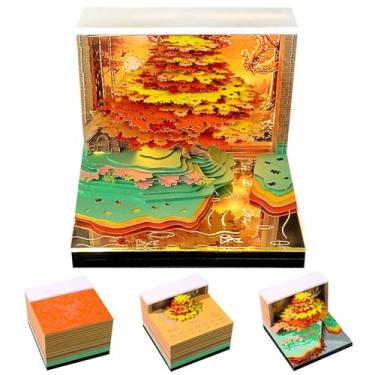 Imagem de Calendário 2026, calendário semanal 3D, bloco de notas, calendário 3D, faça você mesmo, arte esculpida em papel, decoração de mesa, presente para Natal, aniversário, aniversário P