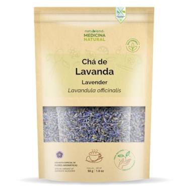 Imagem de Chá de Lavanda, Flores Aromáticas Selecionadas, Importado da Ásia, Medicina Natural, 50g