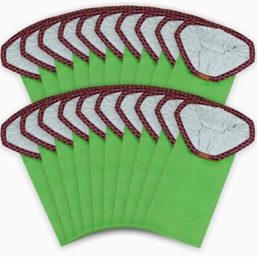Imagem de LOSKLENO Pacote com 20 sacos de aspirador de pó de substituição 107313 compatíveis com ProTeam 10 litros mochila aspirador de pó, adequado para modelos Coach Pro 10, GoFit 10, #107313 colarinho