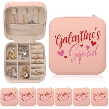 Imagem de Clysee 6 peças para meninas, presentes de viagem, lembrancinhas, organizador de joias com padrão, presentes de aniversário para mulheres, noivas, aniversário de casamento, mãe, esposa, meninas, fim de