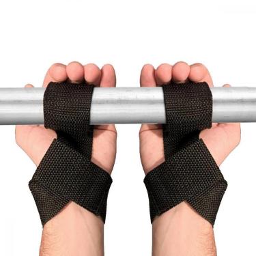 Imagem de Tala Straps Algodão e Poliester Musculação Academia Funcional Pegada Firme e Segura-Unissex