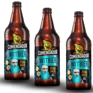 Imagem de Cerveja Comendador Witbier 600ml - 3 unidades