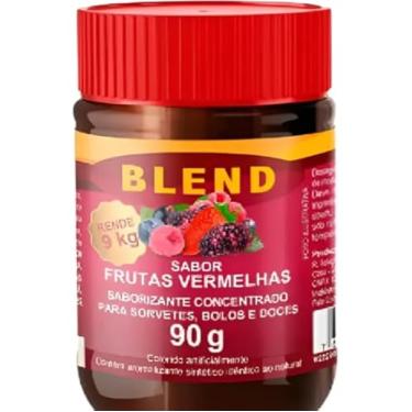 Imagem de Pasta Saborizante Concentrada Frutas Vermelhas 90g Blend (Rende até 9kg de Massa)