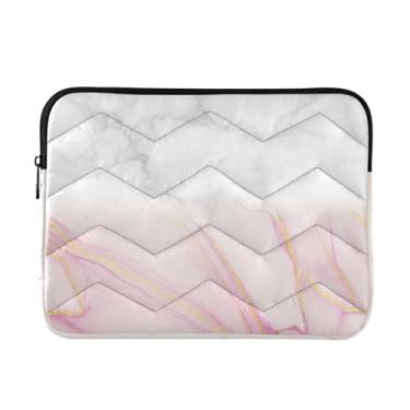 Imagem de Capas para laptop 13, 13,3, 14 polegadas mármore branco à prova de choque capa protetora para notebook bolsa fina para transporte de computador