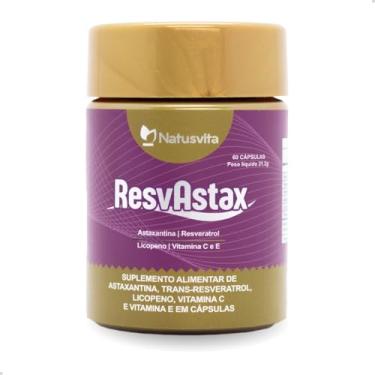 Imagem de REVASTAX. Trans-Resveratrol + Astaxantina + Licopeno. Antissinais - Anti Marcas Reparador de Pigmentação e manchas. 60 Cápsulas