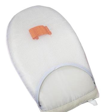 Imagem de 1/3 peças portátil portátil mini almofada de passar manga suporte de tábua de passar roupa luva resistente ao calor para roupas vaporizador (1 peça)