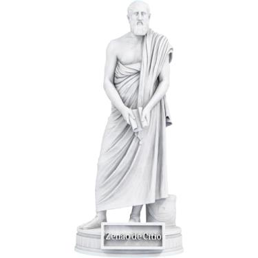 Imagem de Estátua Zenão de Cítio - Filósofo Grego - Estoicismo (Cor Mármore)
