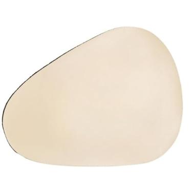 Imagem de Kit Jogo Americano para Mesa Couro porta copos souplast Restaurante(Marfim,COM 8 PEÇAS)