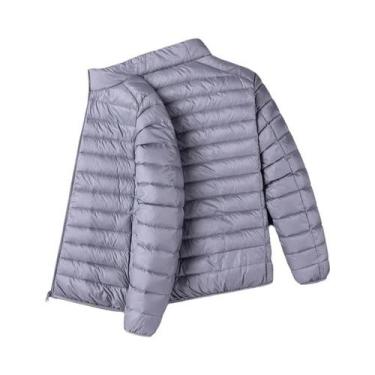 Imagem de Jaqueta De Pluma Com Capuz Slim Fit Para Homens Moda Outono Inverno Su