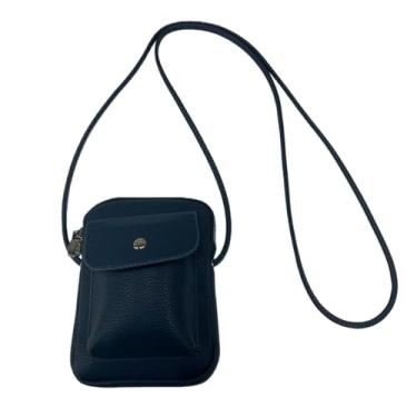 Imagem de YONBEN Bolsa tiracolo de nylon para celular, acessório elegante com alça ajustável, Pu/Couve de Bruxelas