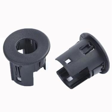 Imagem de Sensor de assistência de estacionamento de para-choque traseiro moldura de plástico preto OEM 25844782 (Cor: 2 peças)