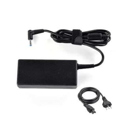 Imagem de Fonte para Notebook Laptop Dell 19.5v 2.31A 45W de Potência 4.5x 3.0mm Pino Fino Inspiron 11 3147 Inspiron 13 3147 14 1428 15 3500 15 3501 Latitude 3190 3301 XPS 12 XPS 13 (9333) Cabo de Força Bivolt