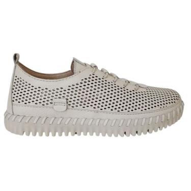 Imagem de Tênis Bottero Comfort Lançamento Em Couro Solado Flexivel, 36, Off whi