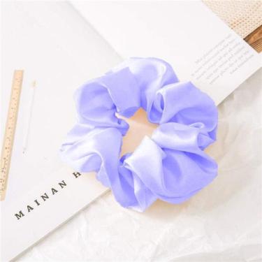 Imagem de Kit 30 Xuxinhas Scrunchies Frufru Rabicó Cetim Anti Frizz - LD Confecç