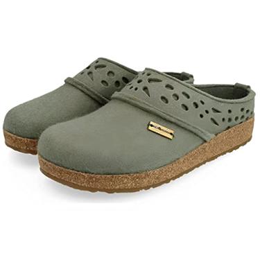 Imagem de HAFLINGER Pantufas de renda unissex para adultos, Kiwi, 9