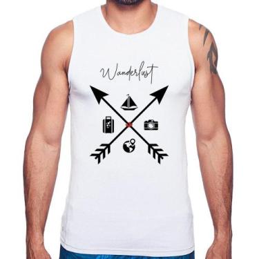 Imagem de Regata Wanderlust Veleiro - Foca na Moda, Branco, GG