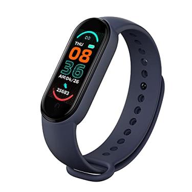 Imagem de Pulseira Esportiva com Movimento Inteligente Monitoramento do Sono Cálculo Consumo de Calorias Função Despertador e Conexão BT