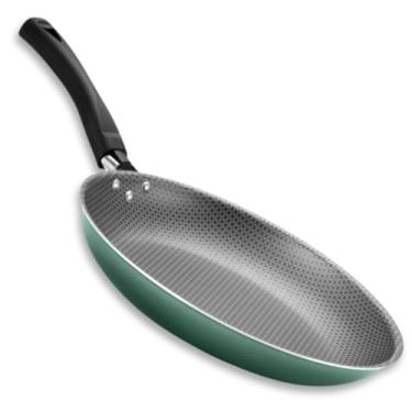 Imagem de Frigideira Francesa 22 cm Antiaderente Premium Verde Cabo Ergonômico em Baquelite 6 Camadas de Revestimento Teflon