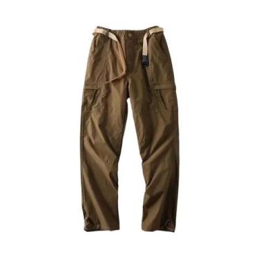 Imagem de Calças Cargo Impermeáveis Para Homens E Mulheres, Forradas Com Fleece,