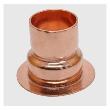 Imagem de 1/10.2 cm 3/20.3 cm 1/5.1 cm 5/20.3 cm 3/10.2 cm 2.5 cm 6,35-54 mm cotovelo reto em forma de Y U P 3 4 vias Corss cobre extremidade alimentação tubo condicionador de ar (inserção para flange, 28,6 mm)