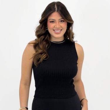 Imagem de Blusa Blue Rose Regata em Tricot Feminina-Feminino