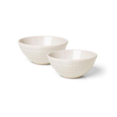Imagem de Jogo De Bowl Copa E Cia 2 Peças Tramato Em Cerâmica Ivory