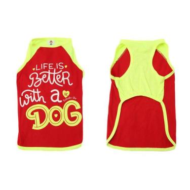 Imagem de Camiseta Chic para Cachorro Pet - Bichinho Chic, Vermelho, 5