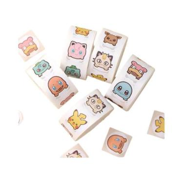 Imagem de Adesivos Kawaii De Pokémon 500/2000PCS Pikachu Charizard Selos Redondo