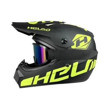 Imagem de Capacete De Motocicleta Off-Road Para Homens E Crianças, Capacete De D