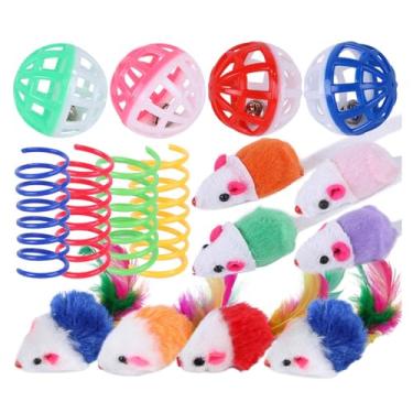 Imagem de Brinquedos para Pets em Forma de Bolas Canais Gatos Palitos Divertidos Suprimentos Filhotes Novos