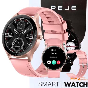 Imagem de Smartwatch Relogio Peje ZW02 Pro Android iOS Bluetooth Amoled Recebe Notificações Chamadas-Unissex