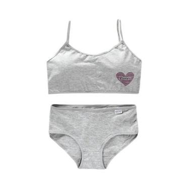 Imagem de Conjunto De Sutiã E Calcinhas De Algodão Para Meninas Adolescentes, Ro