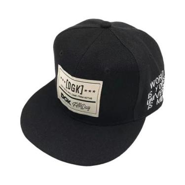 Imagem de Boné De Beisebol Masculino Ajustável Com Aba Reta, Estilo Hip-hop, Bor