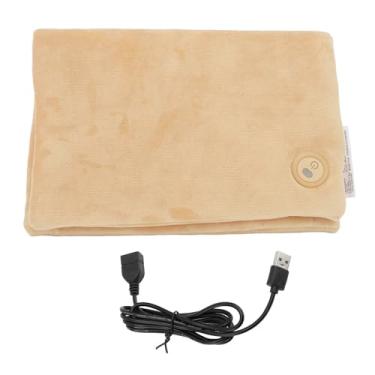 Imagem de TOPINCN Aquecedores de Mão Elétricos Recarregáveis, Bolsas Aquecedoras de Mão Aquecidas Dobráveis ​​com 3 Modos de Temperatura, Almofada de Aquecimento Elétrico para Atividades Ao Ar (Bege)