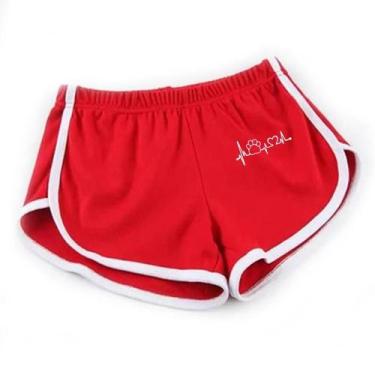 Imagem de Shorts Femininos De Algodão Respirável Para Yoga, Dança E Corrida, Sho