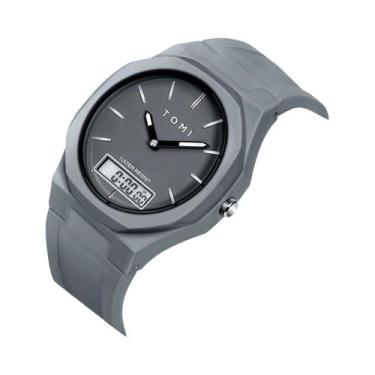 Imagem de Relógio Digital Esportivo Masculino À Prova D'Água TOMI, Relógio Eletr