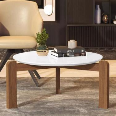 Imagem de Mesa De Centro Áustria Decorativa Para Sala Estar Pés Madeira - DVC Ho